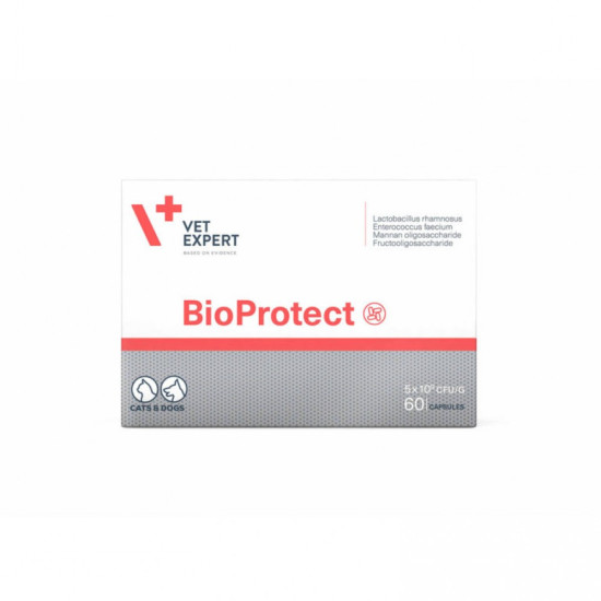 Bioprotect Vet Expert – Suport pentru Sistemul Digestiv și Imunitate – 60 Capsule